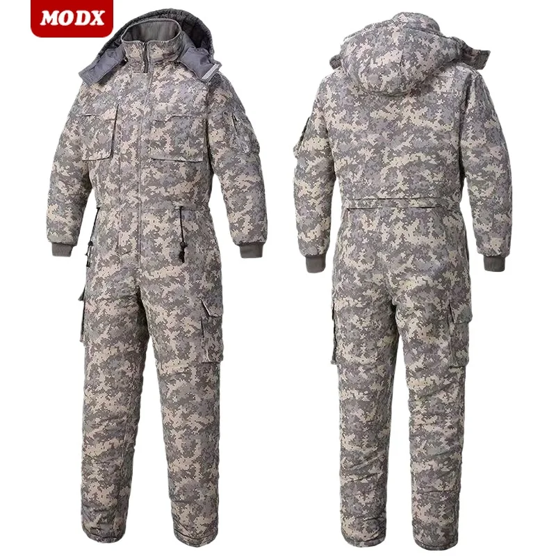 Winter Clothing Men Style - Men Winter Thicken One-piece Workwear Windproof
