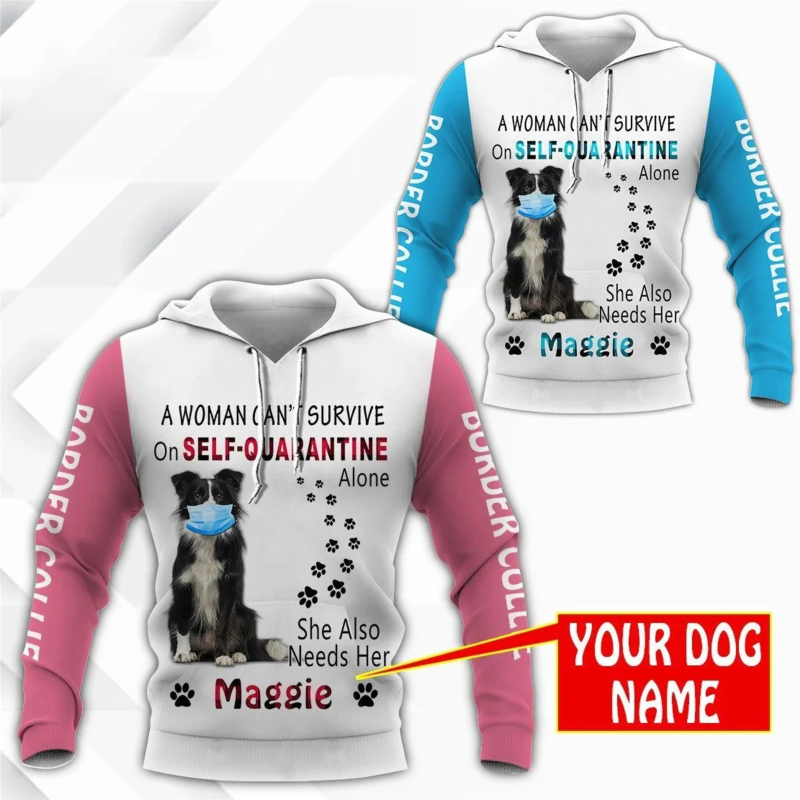 Winter Clothing Name - HX Animal Hoodie Customize Your Dog