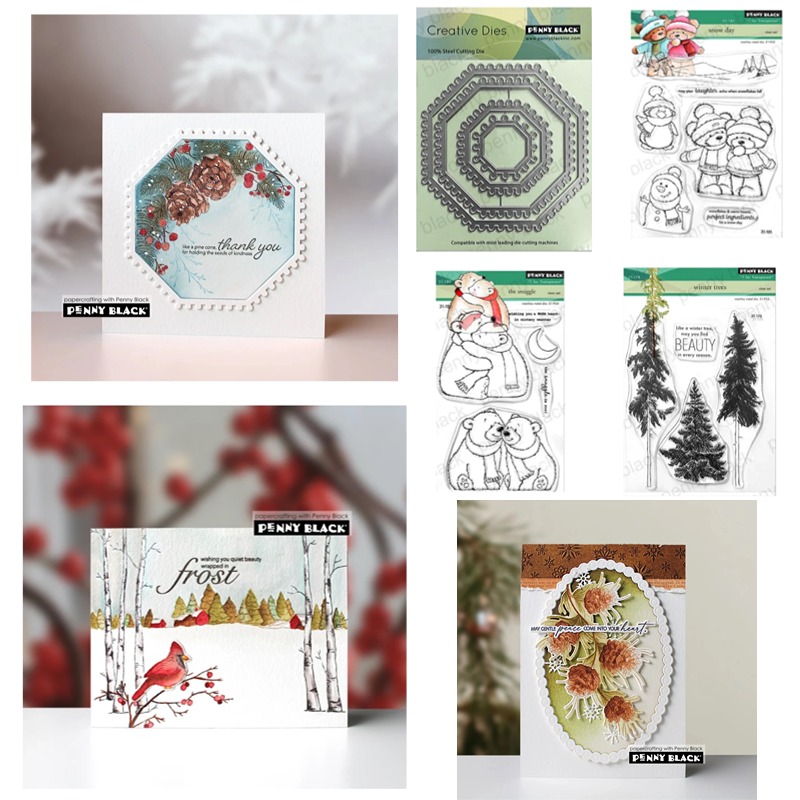 Winter Clothing Photo - Christmas Snow Frosted Grove Winterful Life