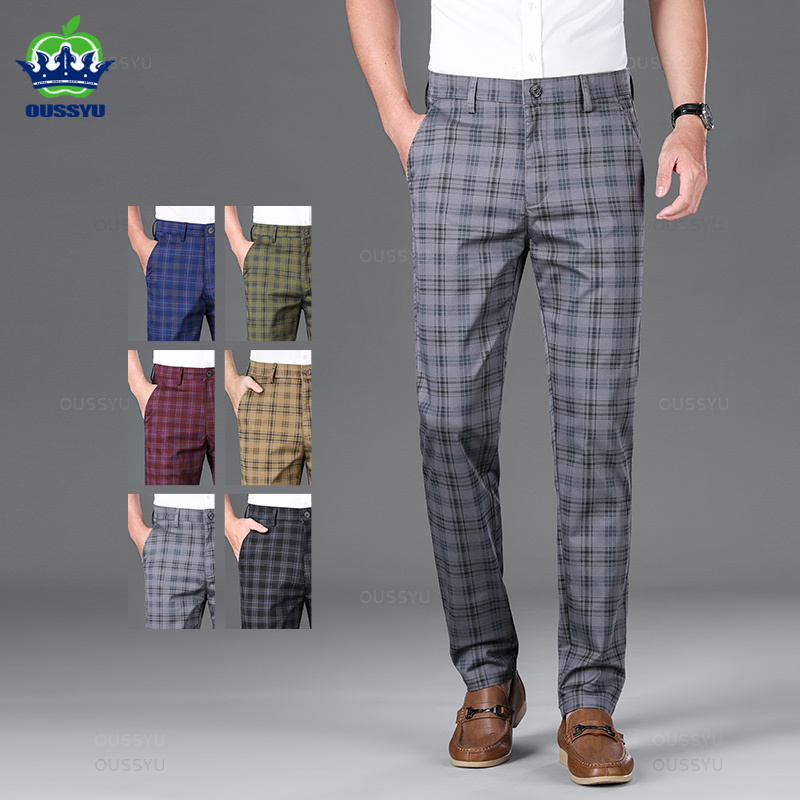 Winter Clothing Men Style - OUSSYU Brand Clothing High Quality Plaid