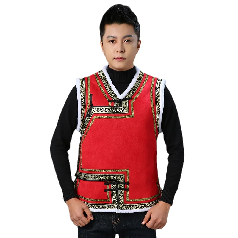Winter Clothing Men Style - Winter Men Waistcoat Fleece Thick Warm