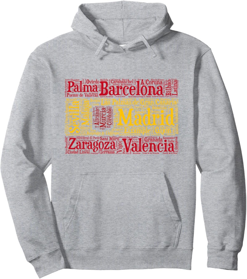 Spain Flag with Spanish City N - Winter Clothing Name recension och pris