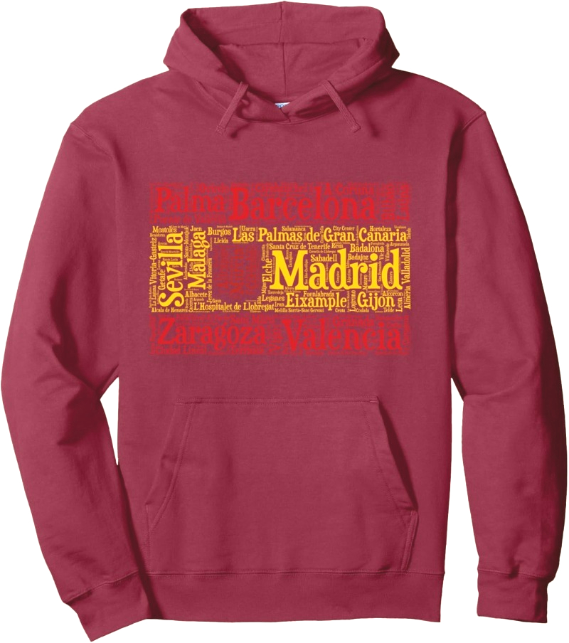 Spain Flag with Spanish City N - Winter Clothing Name recension och pris