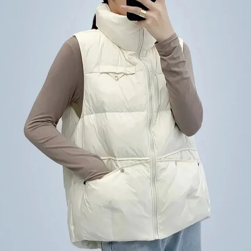 Loose Padded Cotton Waistcoat  - Winter Clothing On Sale recension och pris