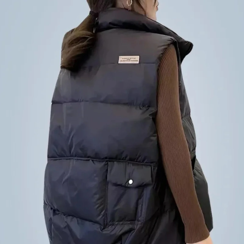 Loose Padded Cotton Waistcoat  - Winter Clothing On Sale recension och pris