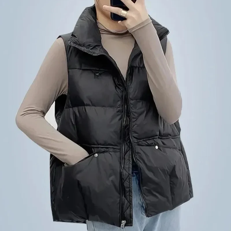 Loose Padded Cotton Waistcoat  - Winter Clothing On Sale recension och pris
