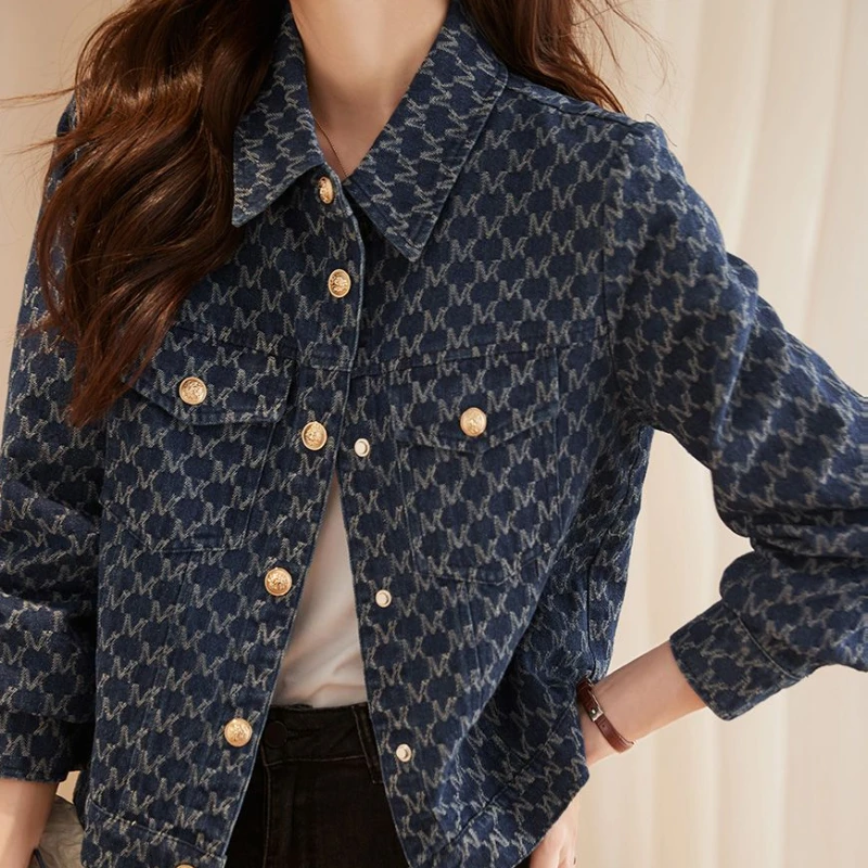 Blue Women's Denim Jackets wit - Winter Clothing On Sale recension och pris