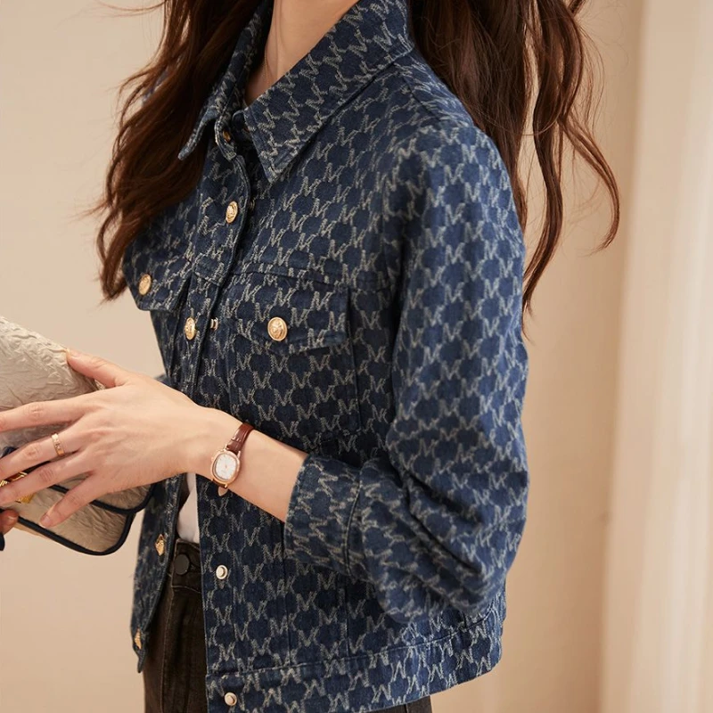 Blue Women's Denim Jackets wit - Winter Clothing On Sale recension och pris
