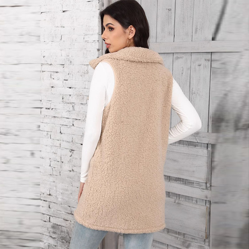 Women's Lamb Plush Vests Splic - Winter Clothing On Sale recension och pris