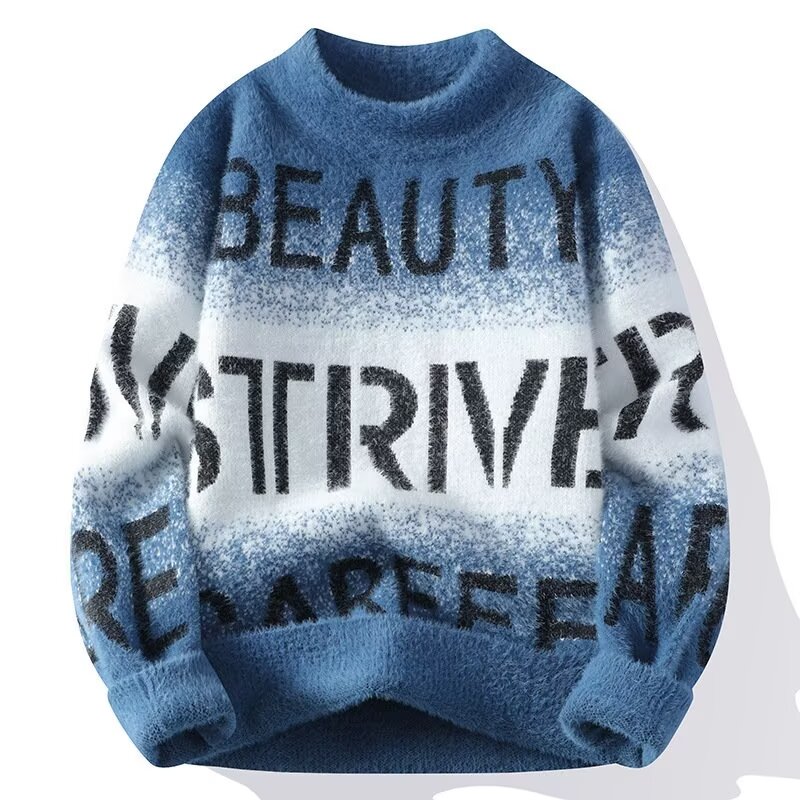 Autumn Winter Men's Sweaters H - Winter Clothing Men Style recension och pris