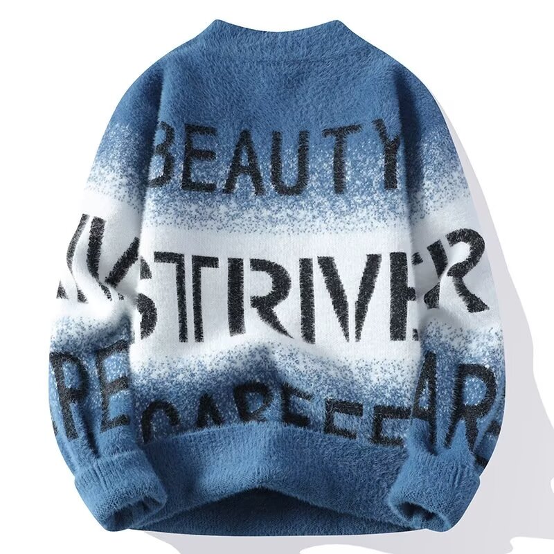 Autumn Winter Men's Sweaters H - Winter Clothing Men Style recension och pris