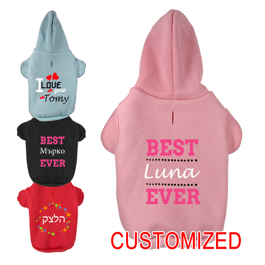 Custom Name Dog Hoodie Persona - Winter Clothing Name recension och pris