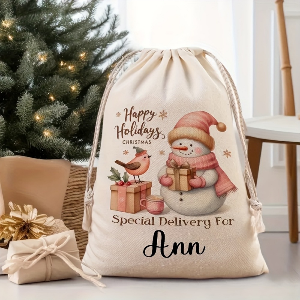 Personalised Christmas Snowman - Winter Clothing Name recension och pris