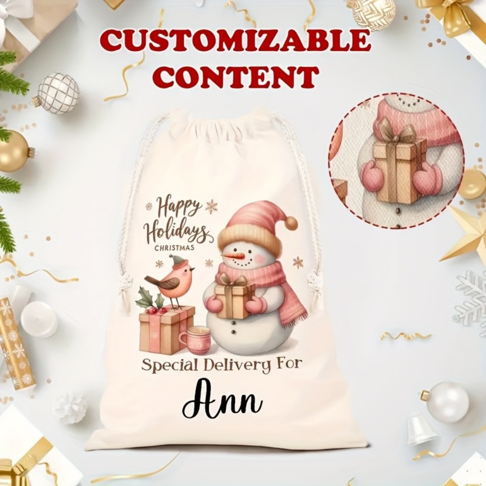 Personalised Christmas Snowman - Winter Clothing Name recension och pris