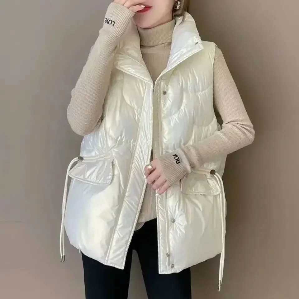 Down Waistcoat Woman Half Quil - Winter Clothing On Sale recension och pris