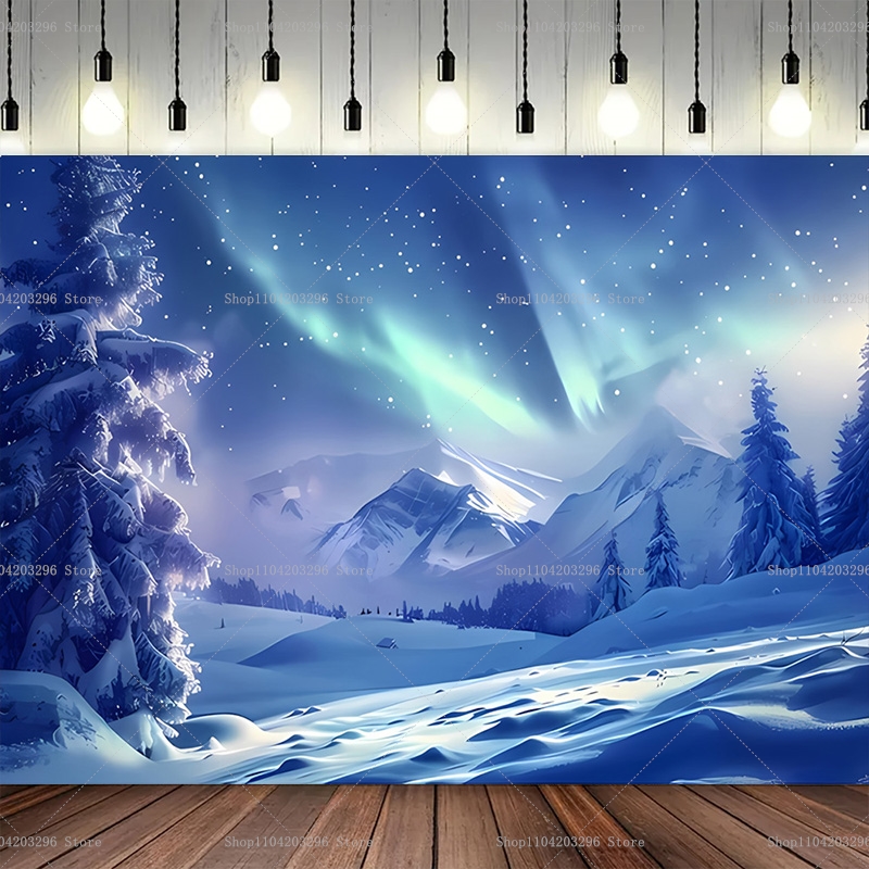 Dreamy Winter Pine Forest Moun - Winter Clothing Photo recension och pris