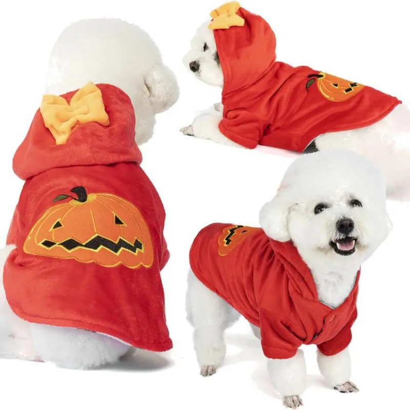 Pet new outfit pumpkin festiva - Winter Clothing Photo recension och pris