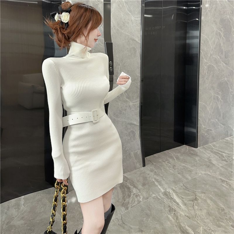 Bodycon Turtleneck Short Skinn - Winter Clothing On Sale recension och pris
