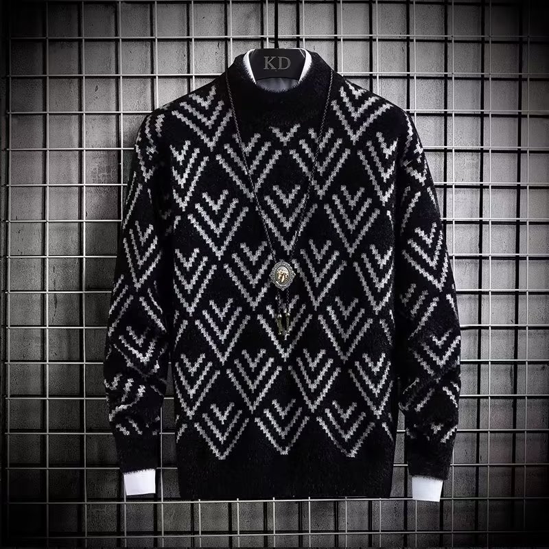 Autumn Winter Men's Sweater Pl - Winter Clothing Men Style recension och pris