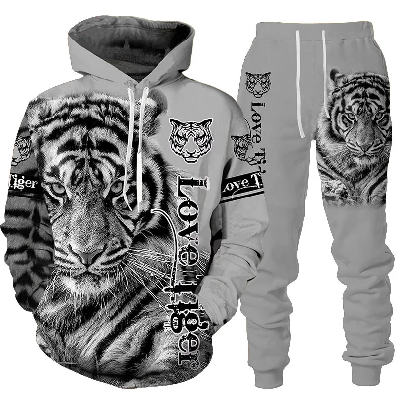 New Animal 3D Tiger Printed Ho - Winter Clothing Men Style recension och pris