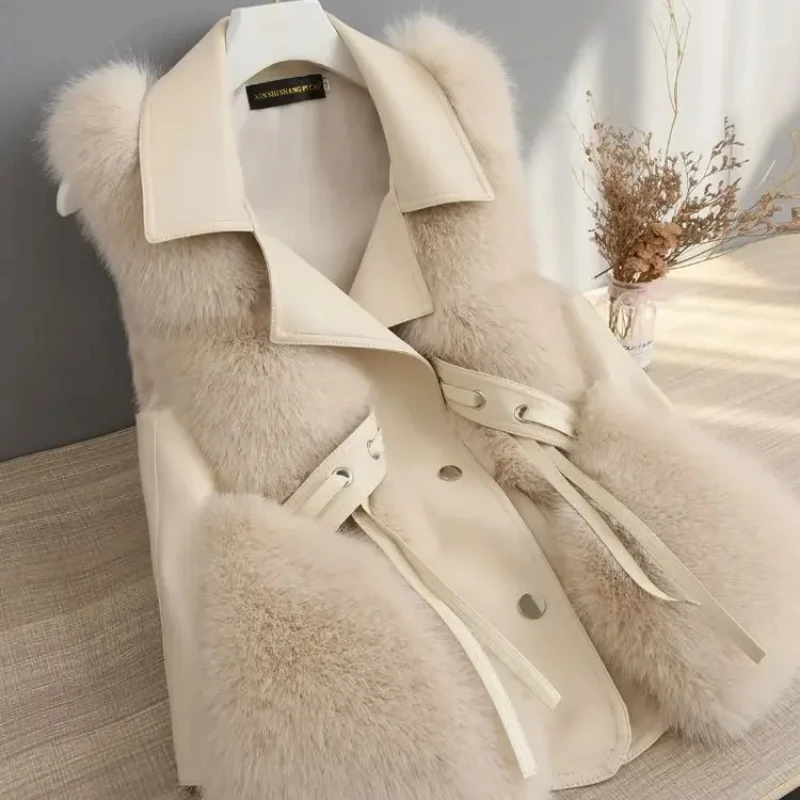Solid Color Waistcoat Woman La - Winter Clothing On Sale recension och pris