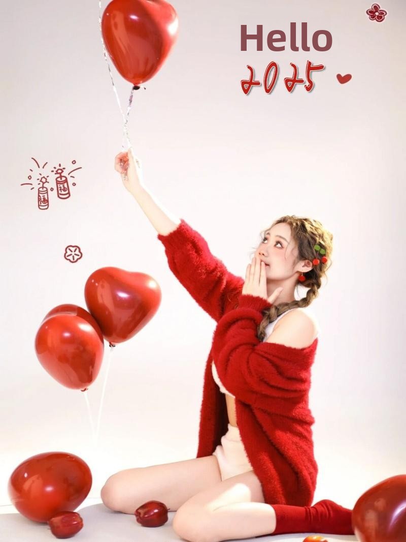New Autumn Winter Red Sweater  - Winter Clothing Photo recension och pris